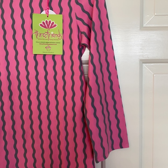 SALE TODAY!! Girl’s casual pink/gray dress - Picture 5 of 8